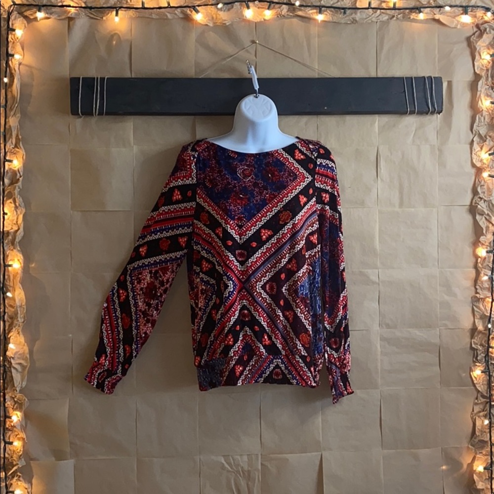 Cupio Patterned Long Sleeve Shirt